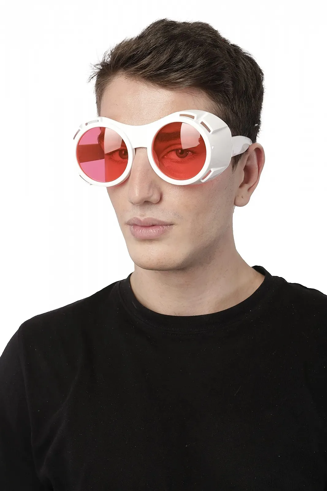 Солнцезащитные очки Willy Wonka Черно-белые, фото №3