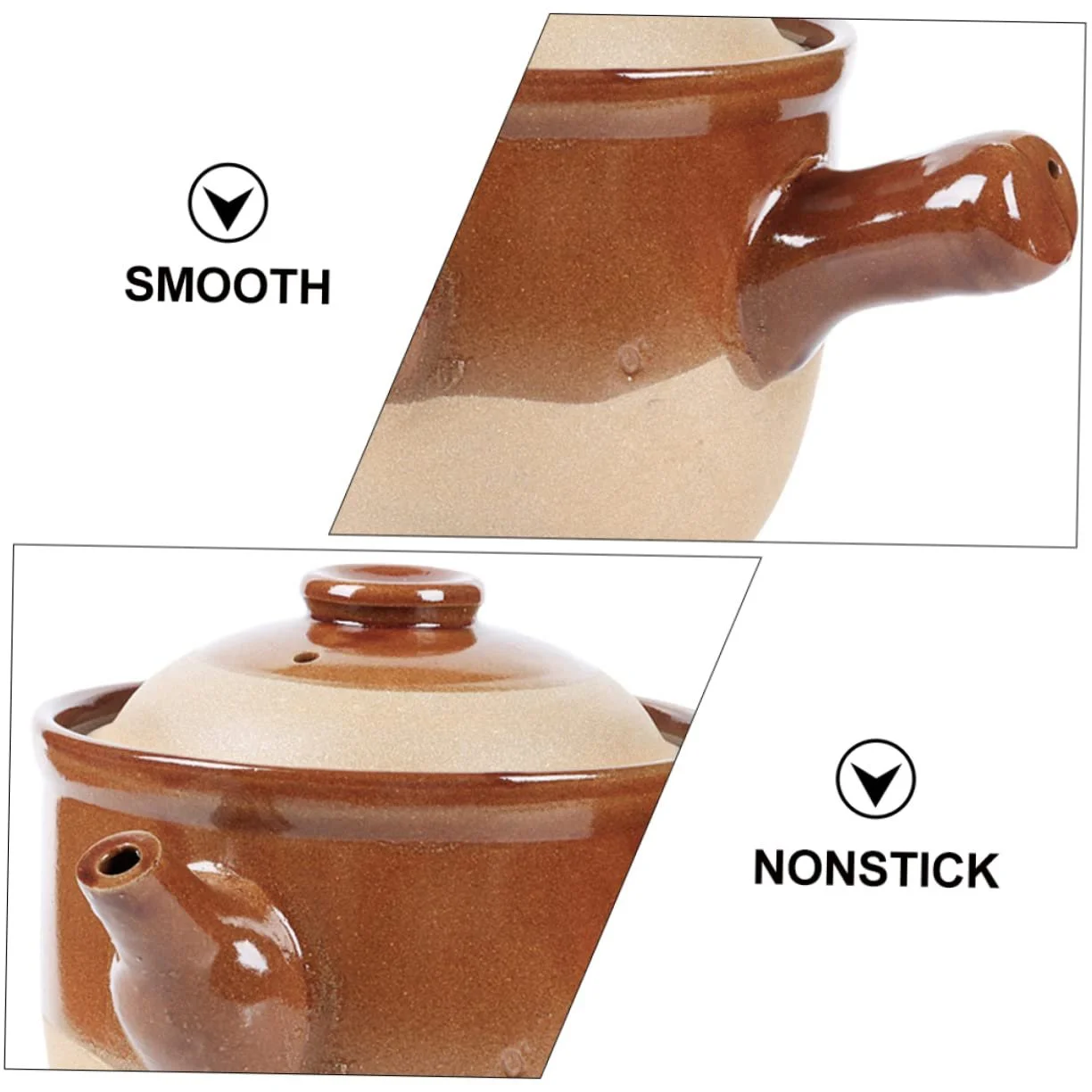 Керамічний чайник для ліків VALICLUD 1 шт. термостійкий антипригарний, фото №4