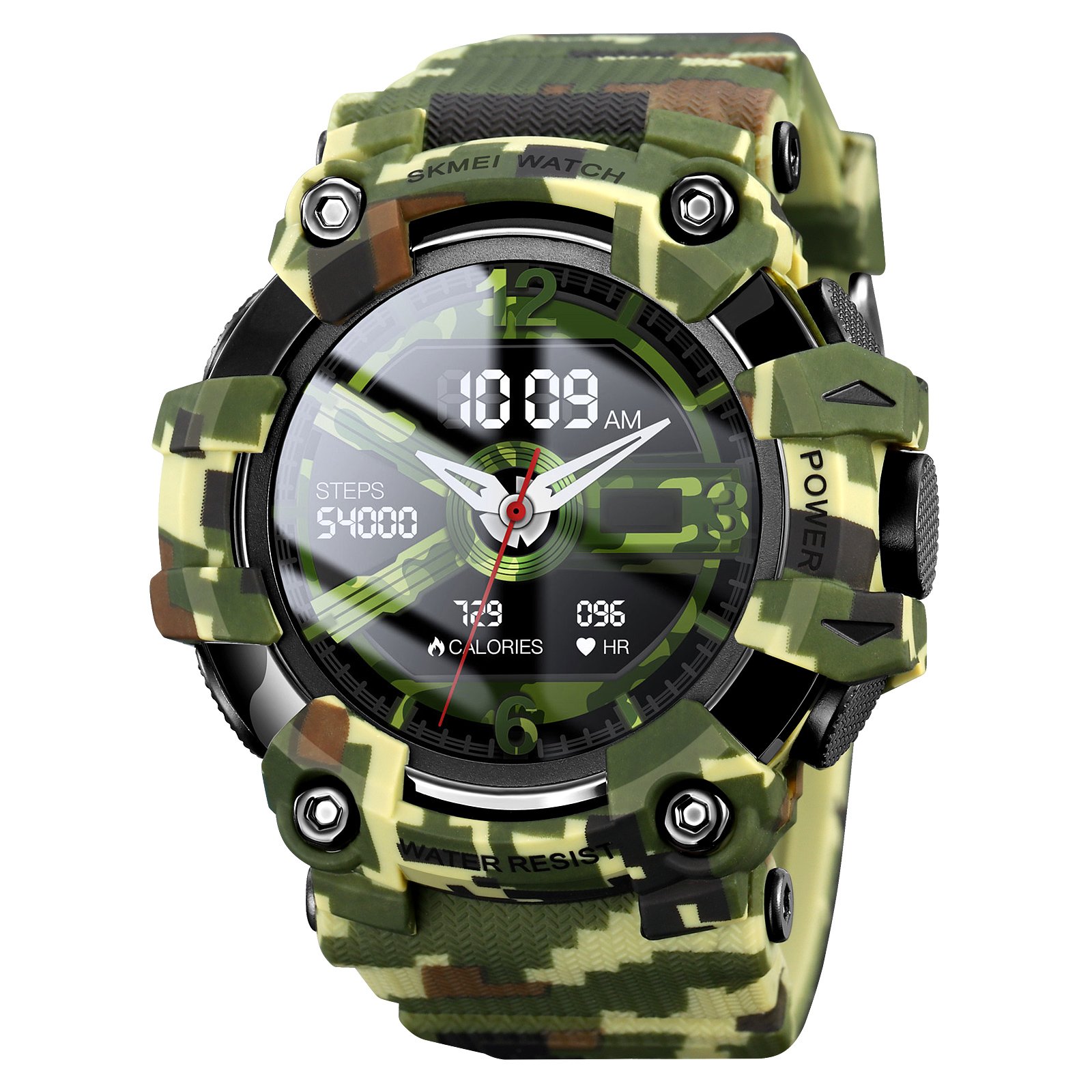 Смарт-годинник Skmei S231-CMGN Camo Green, фото №1