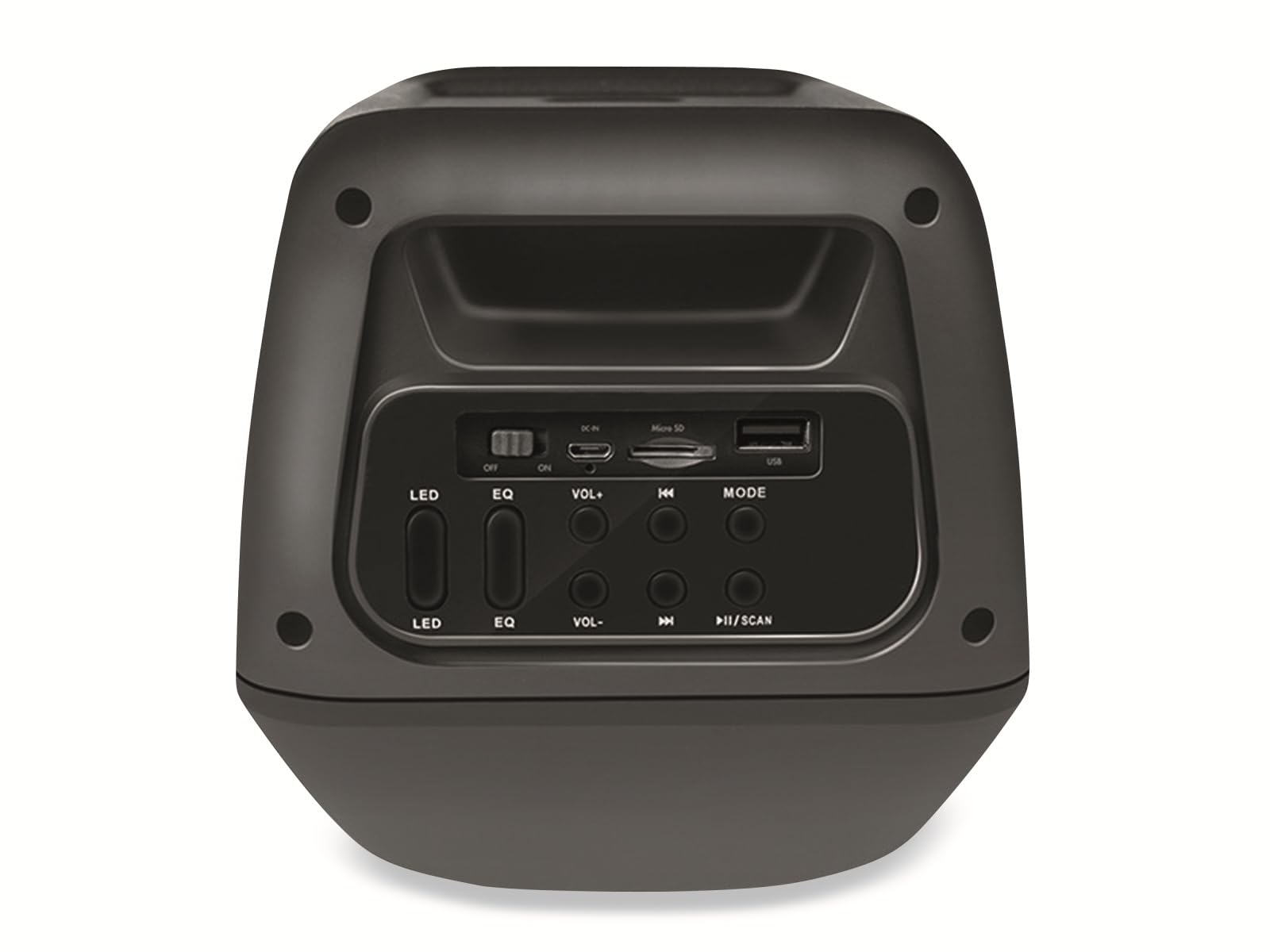 Портативная колонка LogiLink SP0058 Mobile Bluetooth Speaker с подсветкой + FM радио, TWS, 10 Вт, черный, фото №5