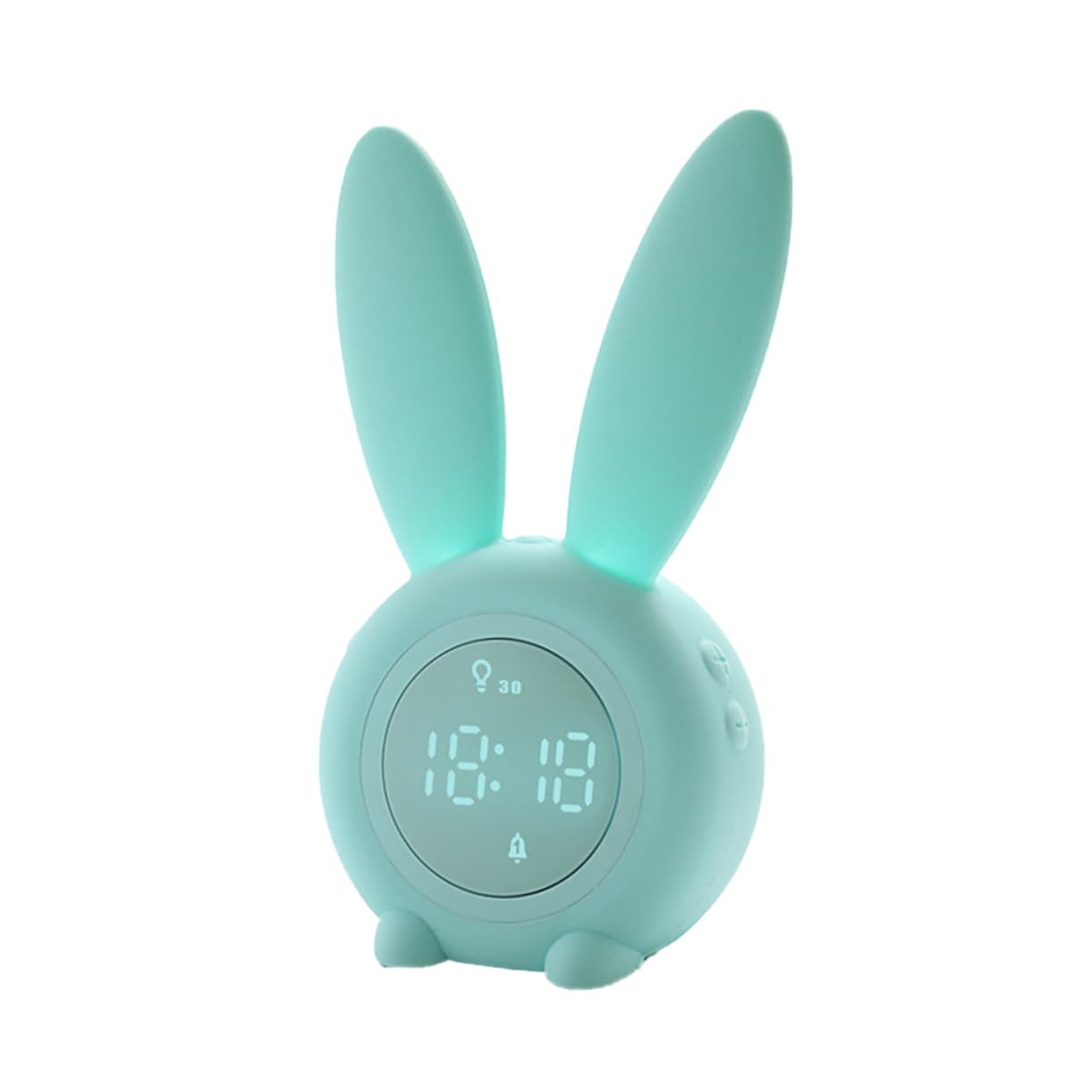 Светильник DOITOOL 2St детский ночной зелёный LED-Ночник часы Силиконовый украсить студент, фото №7