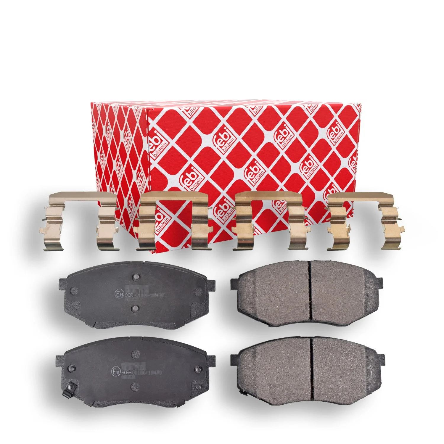 Комплект тормозных колодок, дисковый тормоз FEBI BILSTEIN 116295 для HYUNDAI KIA, передний мост, фото №1