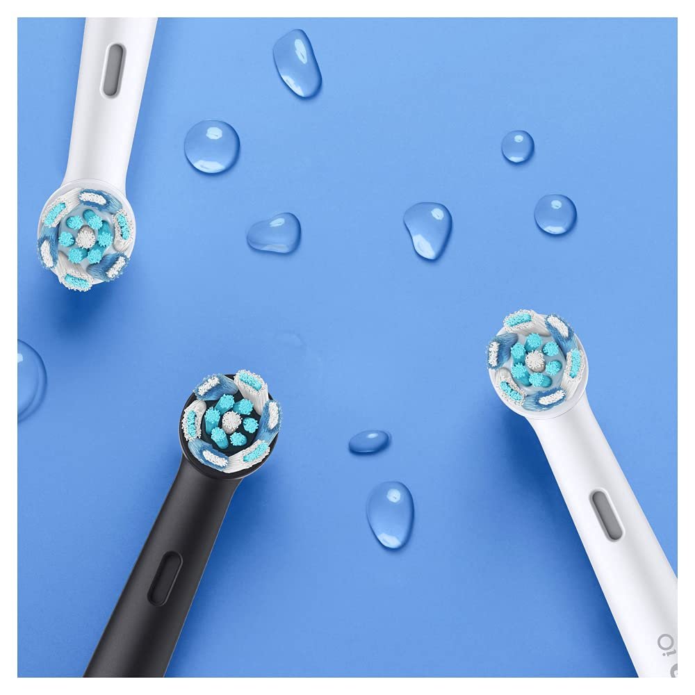 Електрична зубна щітка Oral-B iO Series 6 набір 2 шт. 5 режимів Чорна лава/Рожевий пісок, фото №5