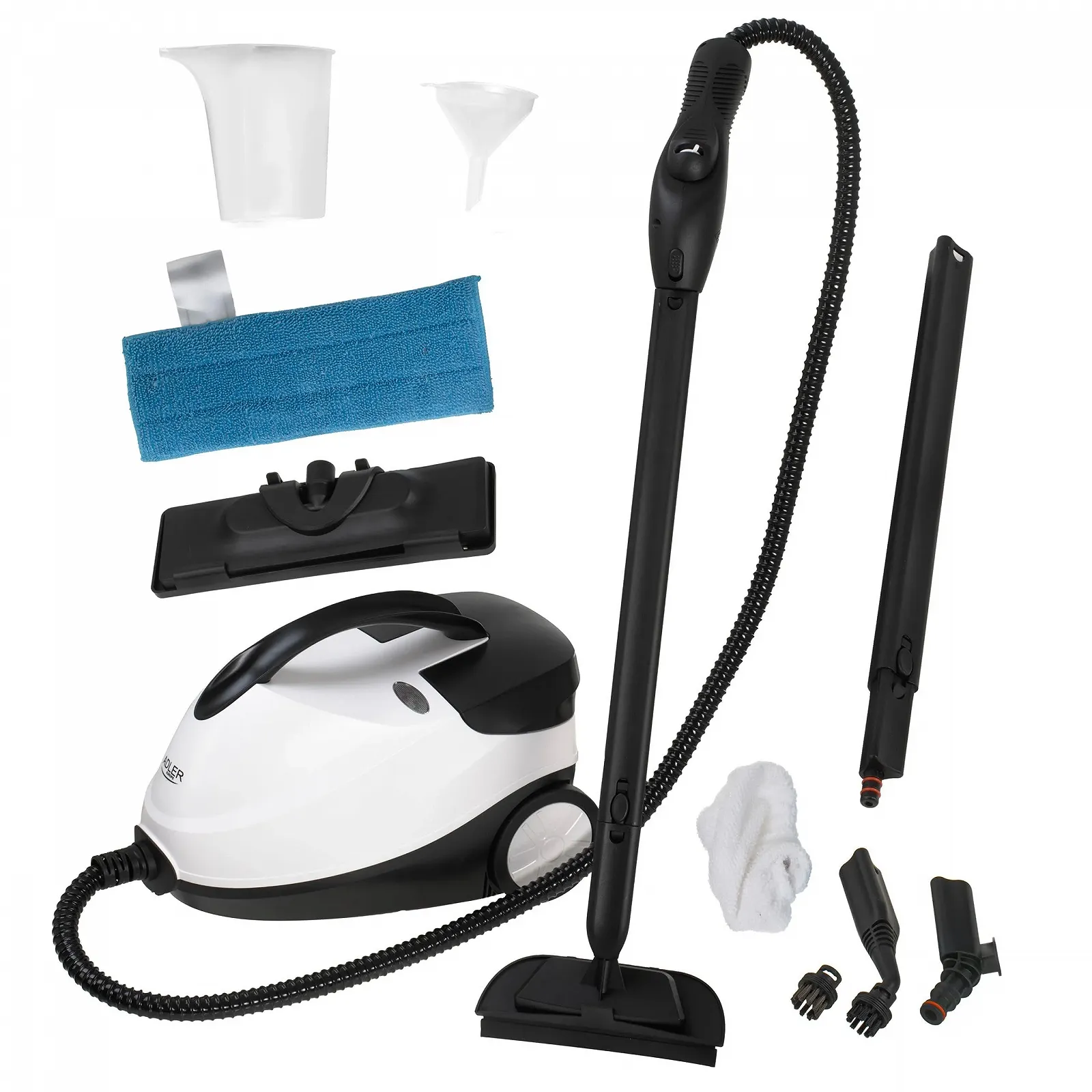 Пароочисник ADLER EUROPE 4-в-1 2000W 1.5 L 4.0 Bar з набором аксесуарів, фото №7