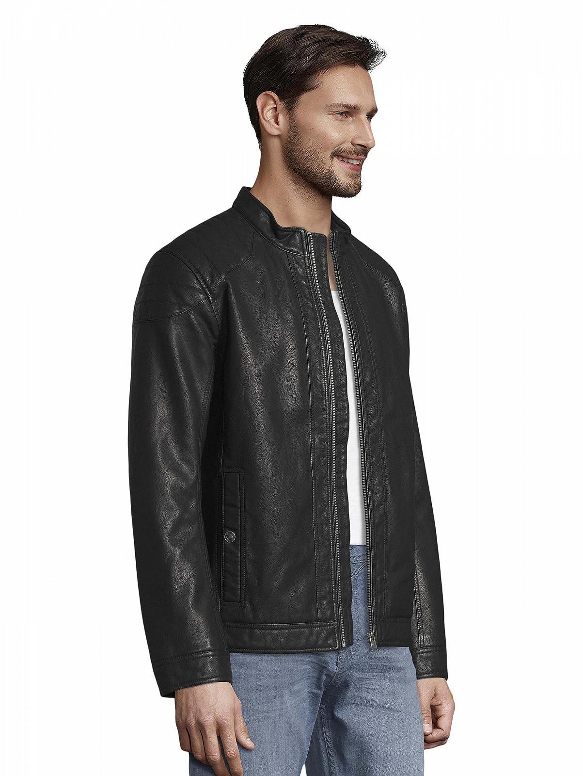 Куртка Biker из искусственной кожи TOM TAILOR Мужская, фото №2