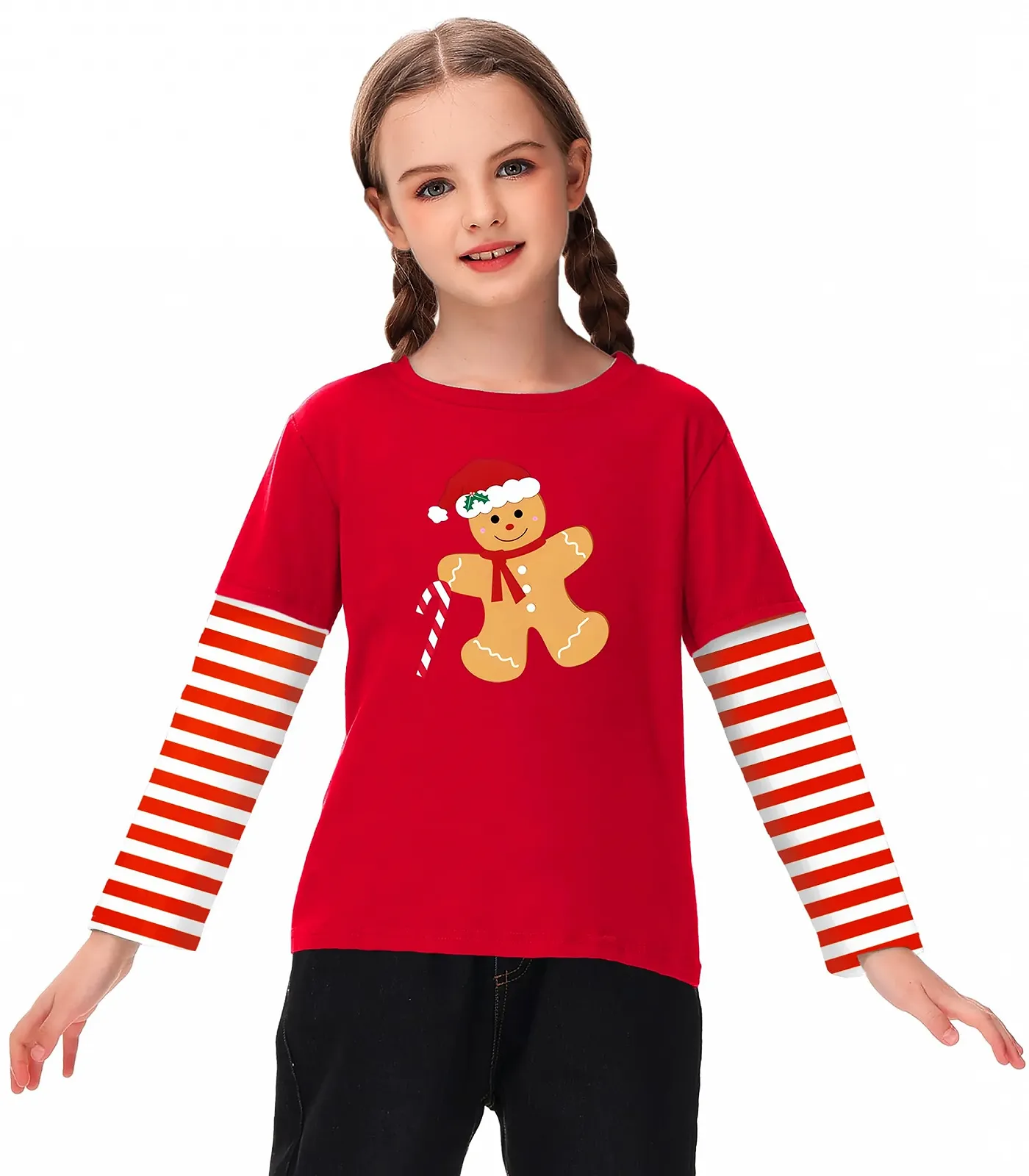 Різдвяна кофта Arankhiger Unisex для дітей з довгими рукавами, фото №3