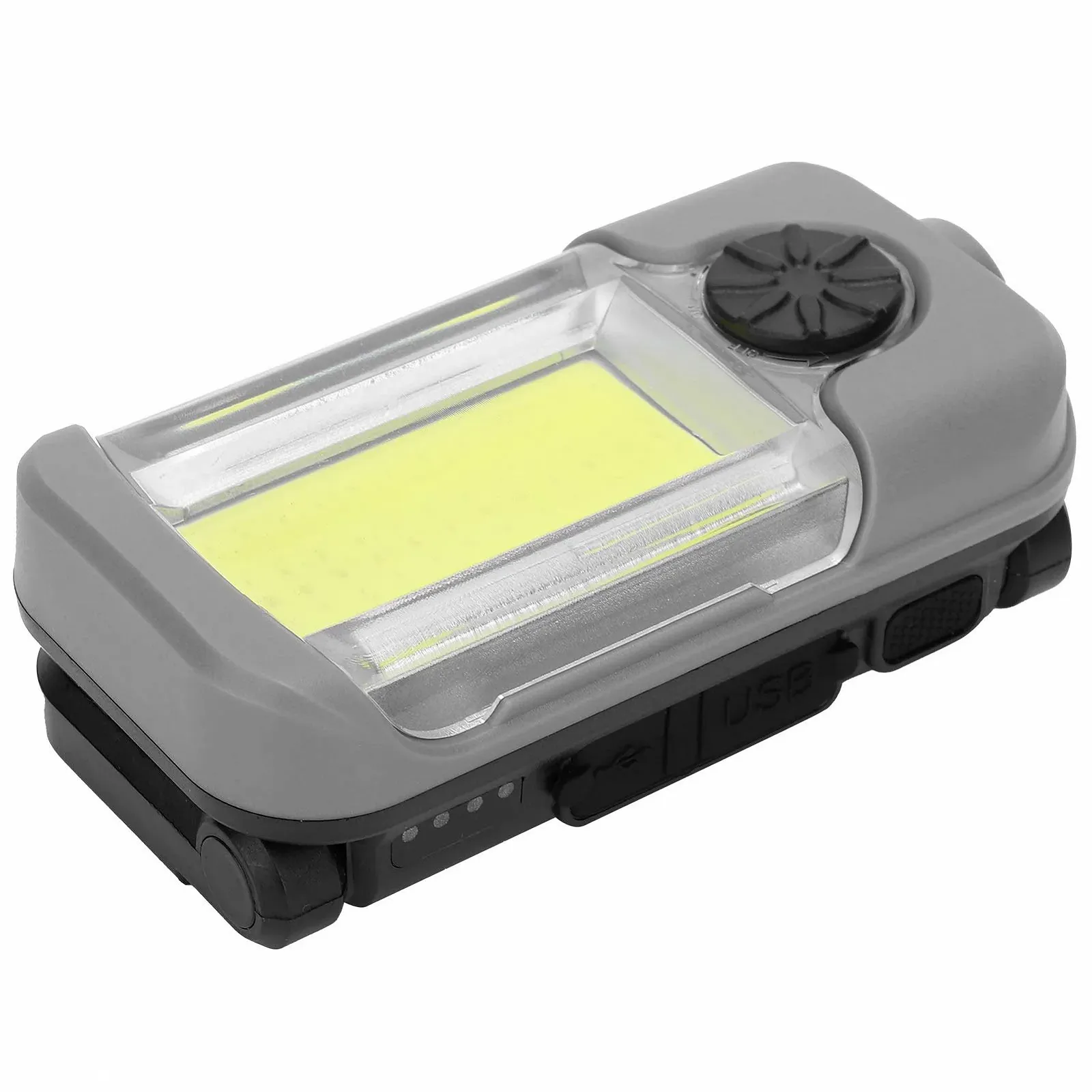 Фонарь Pilipane XPG Cob Рабочий фонарь USB Перезаряжаемый фонарь Складной фонарь Аварийный кемпинговый фонарь Портативный фонарь для приключений на открытом воздухе Кемпинг Пеший туризм Патруль ABS Материал Черный 10.5, фото №6