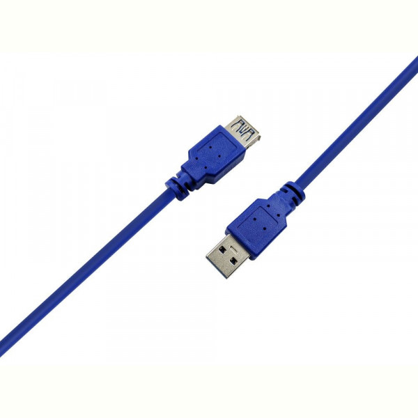 Кабель ProLogix (PR-USB-P-11-30-3m) USB 3.0 AM/AF синий 3м, фото №3