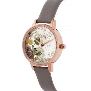 Жіночий годинник Кварцовий Olivia Burton OB16SG02 Сірий ремінець synthetic.ua - Фото 1
