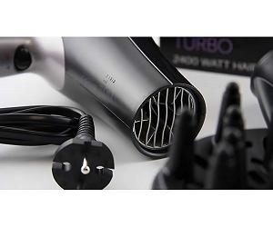 Remington Фен Pro-Air Turbo 2400Вт 3 режими дифузор турмалинова іоніз-я хол обдув чорний synthetic.ua - Фото 1