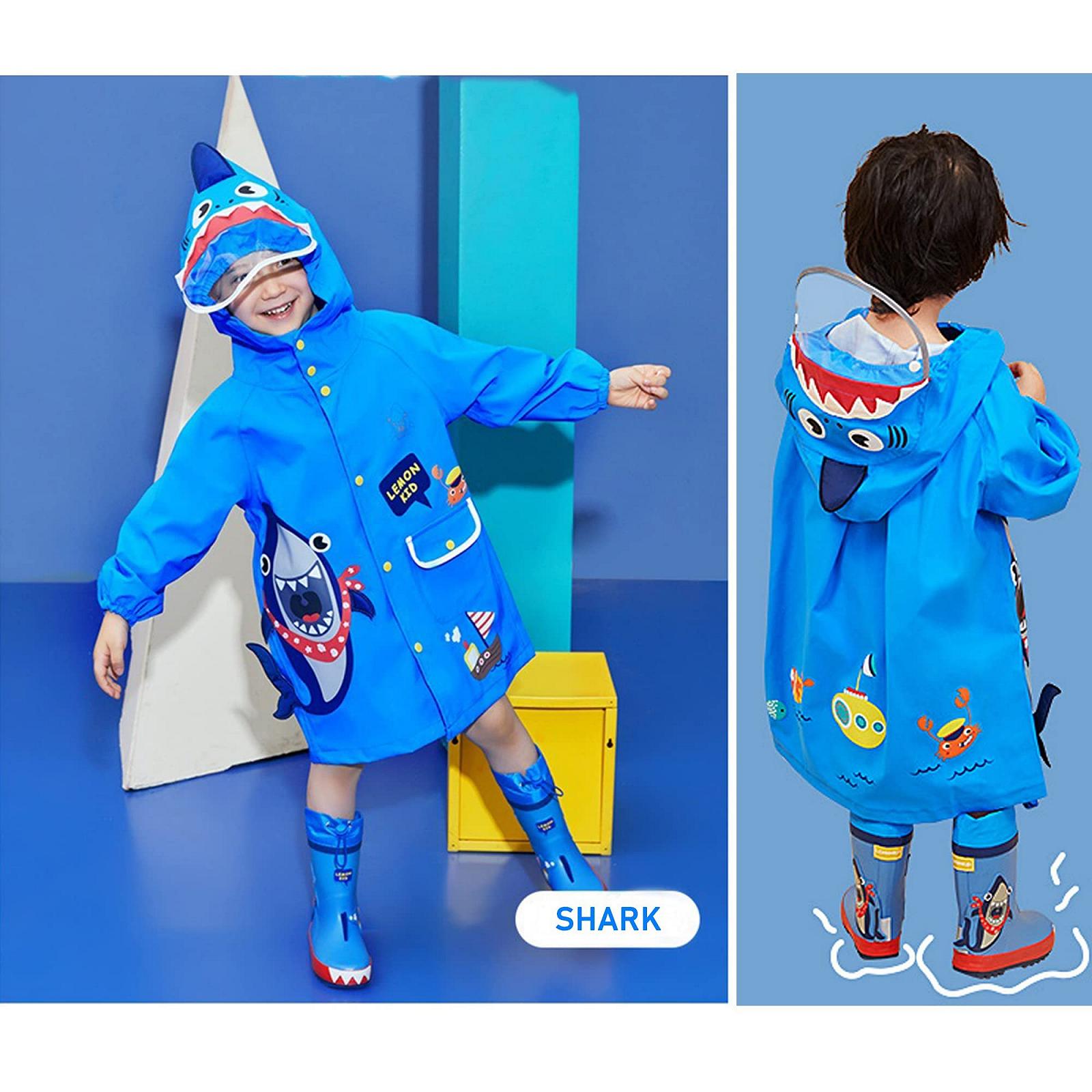 Дитячий дощовик для хлопчиків і дівчаток 3-4 роки, фото №4 Дитячий дощовик для хлопчиків і дівчаток 3-4 роки, фото №4