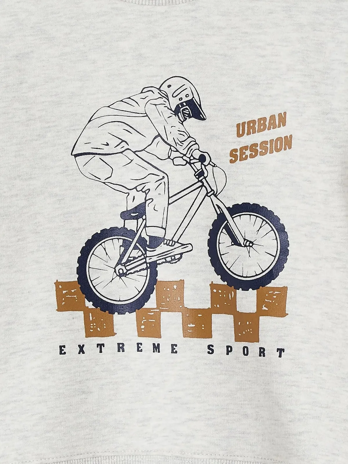 Толстовка Vertbaudet с принтом спереди, из переработанного полиэстера Basic, фото №3 Толстовка Vertbaudet с принтом спереди, из переработанного полиэстера Basic, фото №3