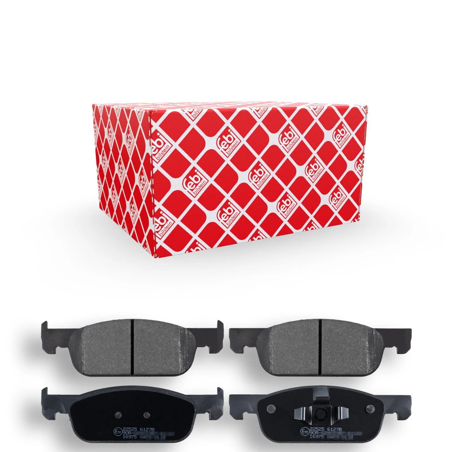 Комплект тормозных колодок, дисковый тормоз FEBI BILSTEIN 16975 для RENAULT DACIA, фото №1 Комплект тормозных колодок, дисковый тормоз FEBI BILSTEIN 16975 для RENAULT DACIA, фото №1