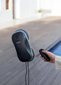 Робот для миття вікон CREATE WIPEBOT PRO/Automatic з Wi-Fi/Подвійний злив води, 2 рівні розпилення, виявлення кутів та країв, запобіжний трос 5 м, резервуар 60 мл synthetic.ua - Фото 1