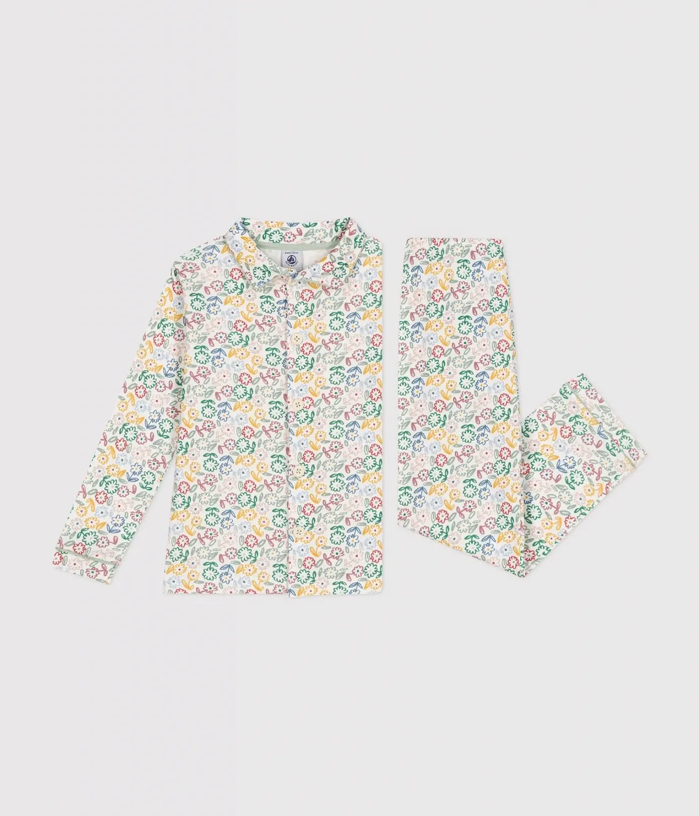 Піжама Petit Bateau З довгими рукавами для дівчат, фото №2 Піжама Petit Bateau З довгими рукавами для дівчат, фото №2