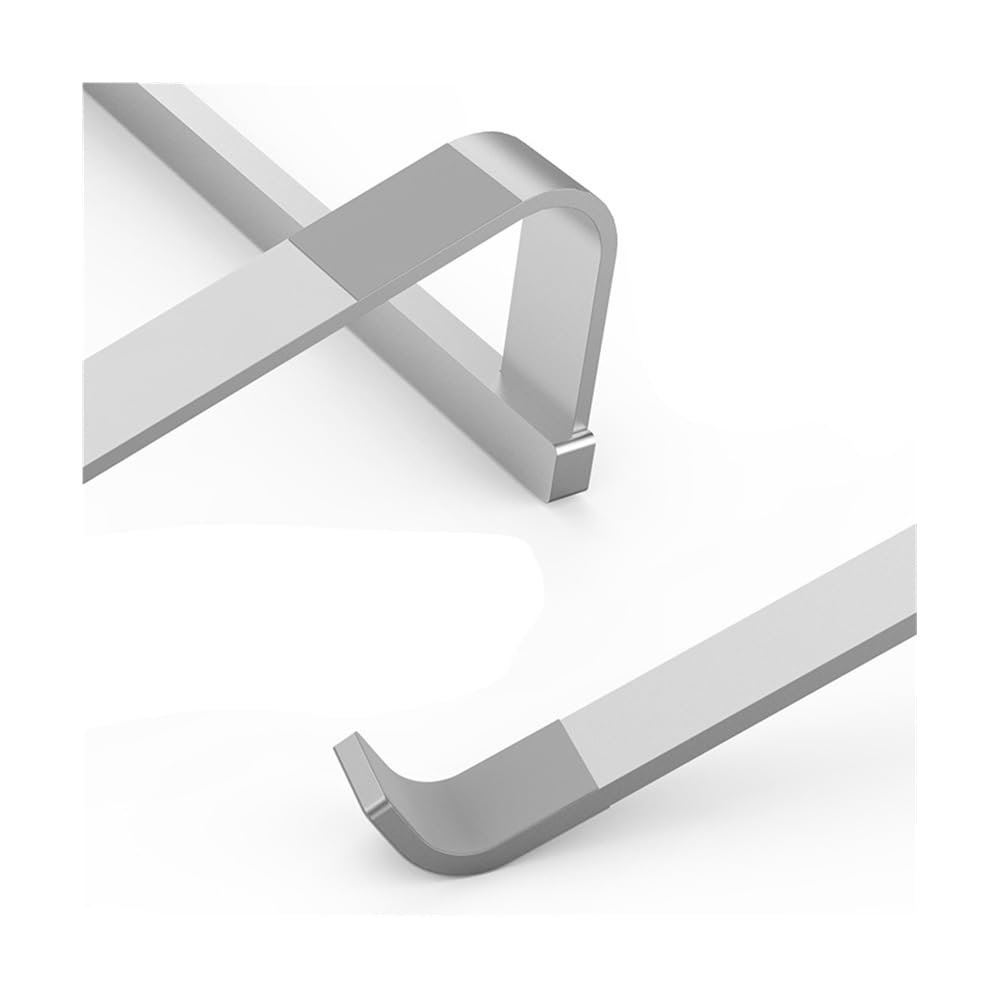 Подставка для ноутбука Настольная, Эргономичная алюминиевая подставка для ноутбука Портативная подставка-охладитель для ноутбука Подходит для большинства ноутбуков от 11" до 17,3" (Серебряная) Держатель для ноутбука, фото №6 Подставка для ноутбука Настольная, Эргономичная алюминиевая подставка для ноутбука Портативная подставка-охладитель для ноутбука Подходит для большинства ноутбуков от 11" до 17,3" (Серебряная) Держатель для ноутбука, фото №6