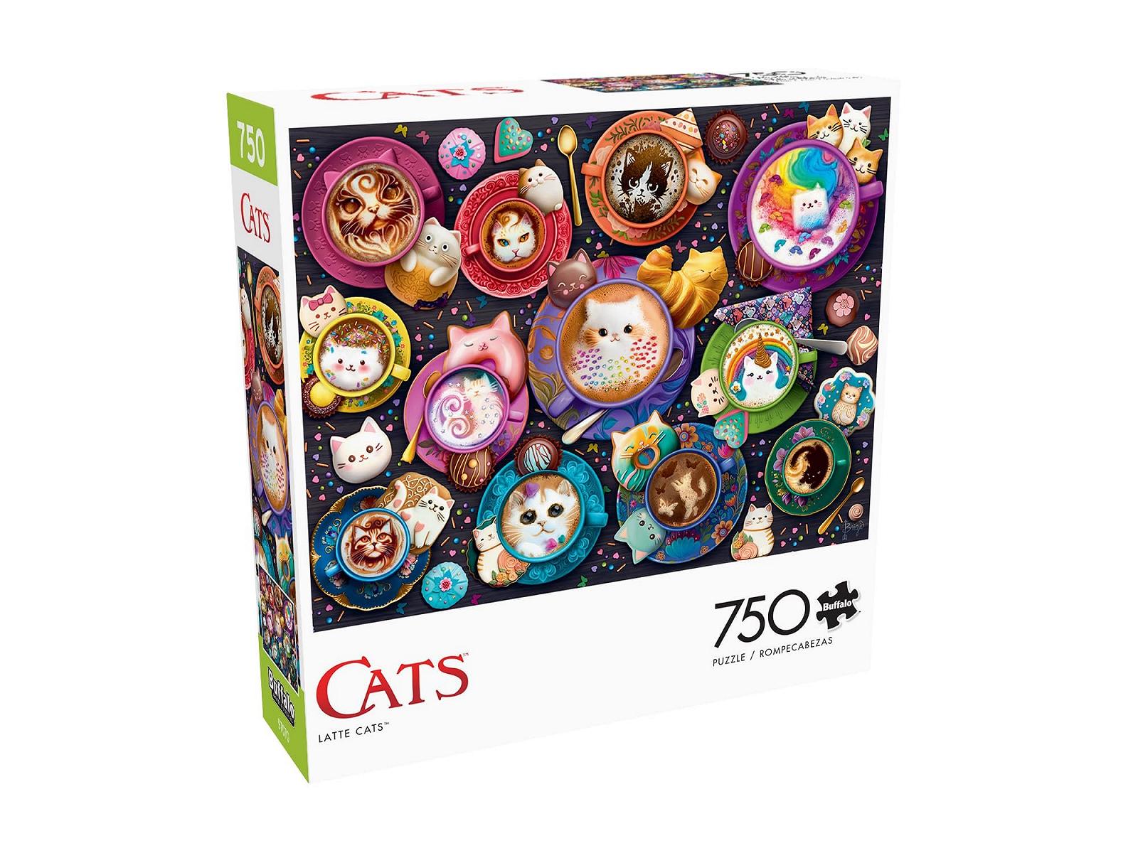 Пазл Buffalo Games Latte Cats 750 элементов, фото №3 Пазл Buffalo Games Latte Cats 750 элементов, фото №3