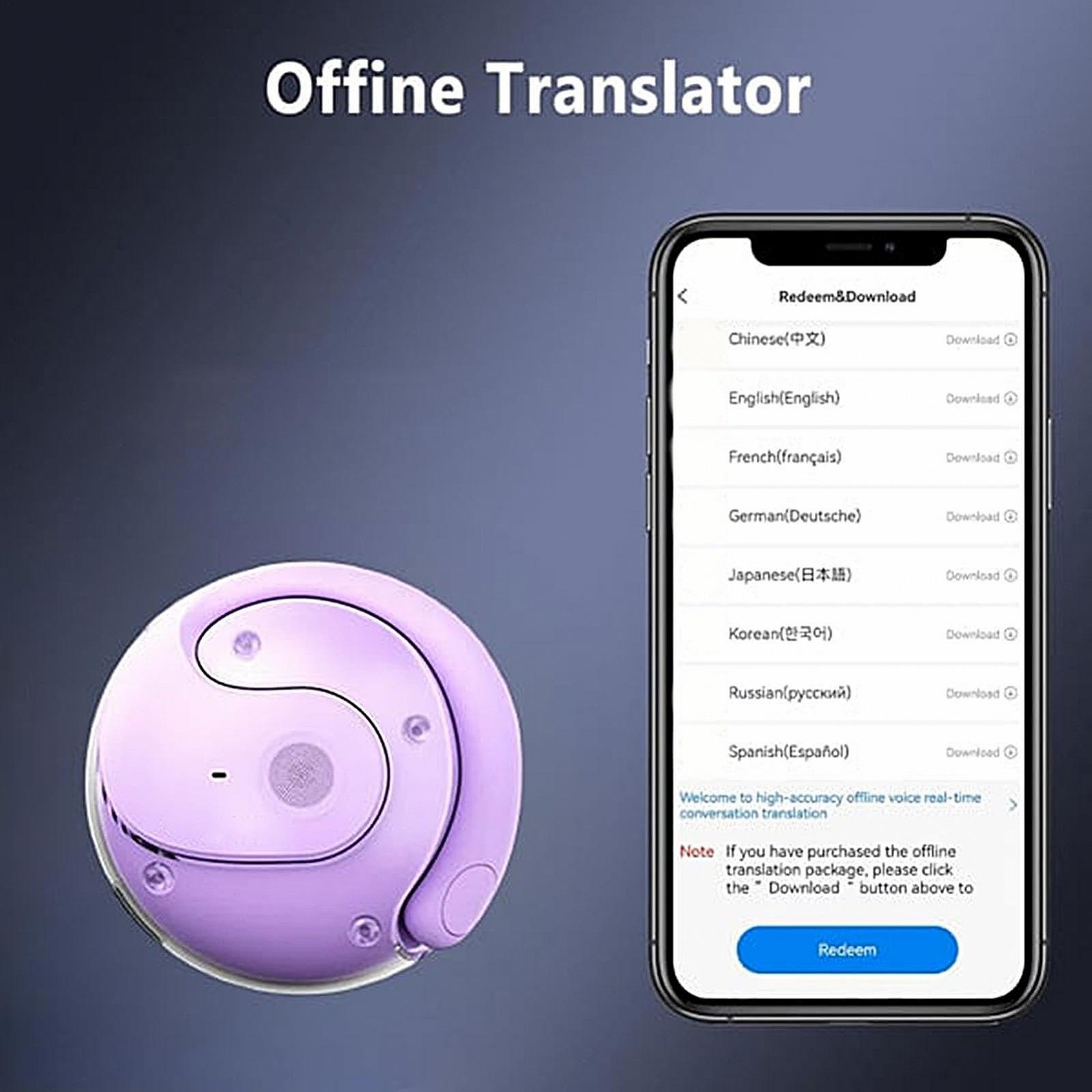 Навушники-перекладачі Фіолетовий, фото №5