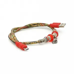 Дата кабель USB 2.0 AM to Micro 5P 0.5m 2.4A red iKAKU (YT-iK/PT-MR) - Фото 1