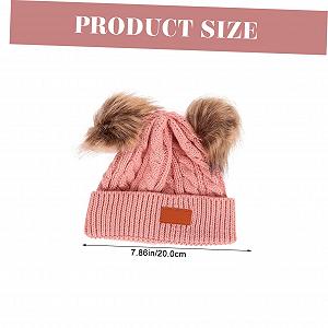 Шапка с двумя помпонами VALICLUD для девочек - Фото 1