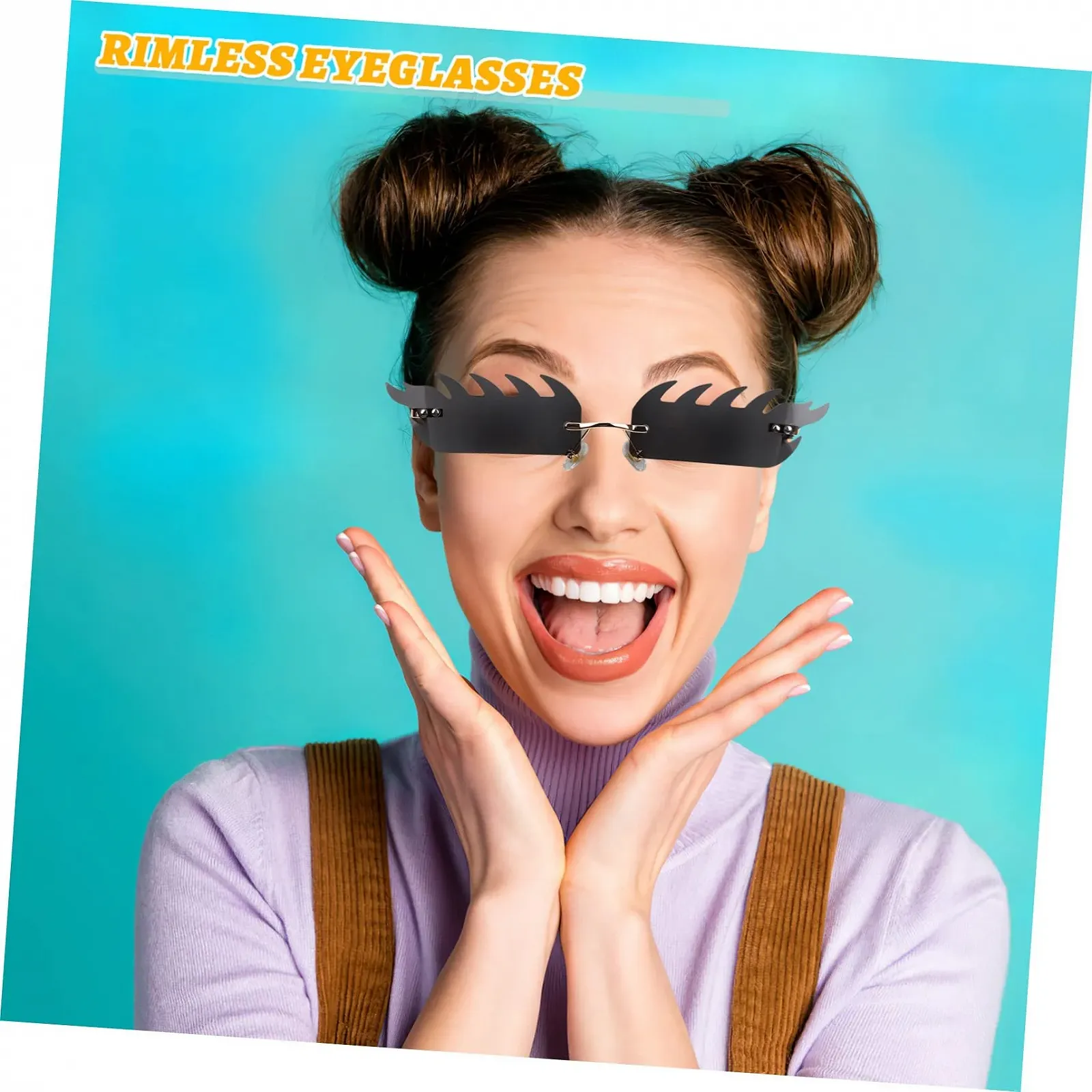 Солнцезащитные очки PACKOVE Без оправы 3 пары, фото №3