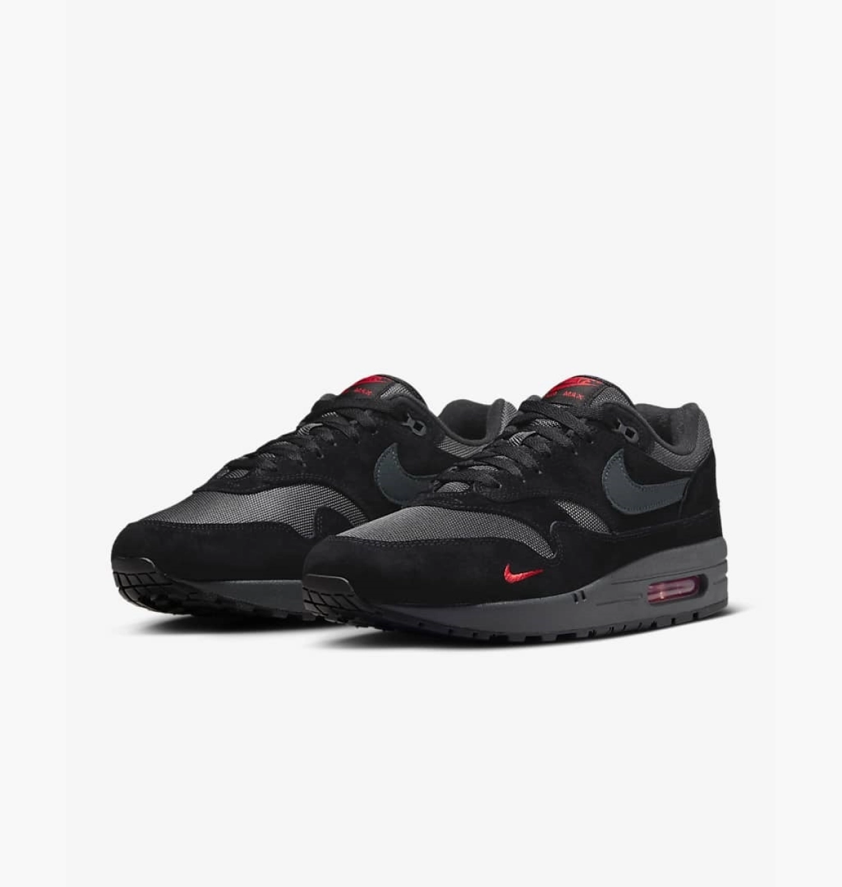 Кроссовки Nike Air Max 1 Black Размер 44.5, фото №5