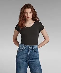 Купити Жіноча футболка G-Star RAW Eyben Slim V-Neck T-Shirt - XS - Фото 1 Жіноча футболка G-Star RAW Eyben Slim V-Neck T-Shirt - XS - Фото 1