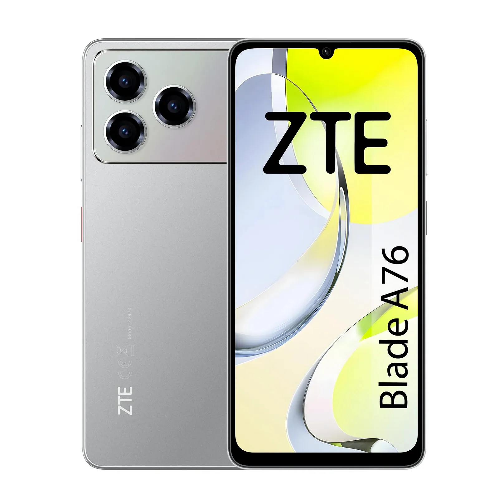 Смартфон ZTE Blade A76 4GB 128GB Сірий, фото №1