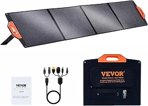 Купить Портативная солнечная панель VEVOR S200 200W Foldable Monocrystalline ETFE - Фото 1 Портативная солнечная панель VEVOR S200 200W Foldable Monocrystalline ETFE - Фото 1