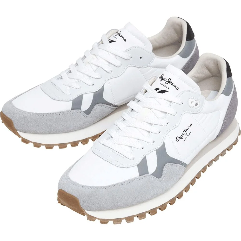 Кожаные кроссовки Pepe Jeans Brti-On Master белый, фото №3