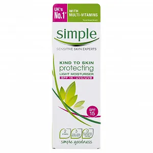 Зволожувальний крем Simple Kind To Skin Protecting Light SPF 15 125 мл - Фото 1