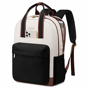 Рюкзак LOVEVOOK для ноутбука 15.6 дюйма Beige-black-brown - Фото 1