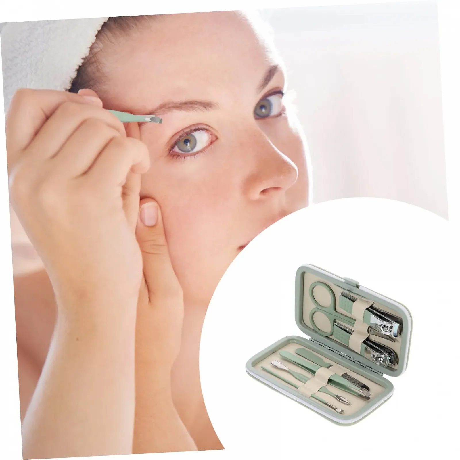 Набор для маникюра и педикюра Beaupretty Многофункциональный Портативный с чехлом для хранения, фото №8