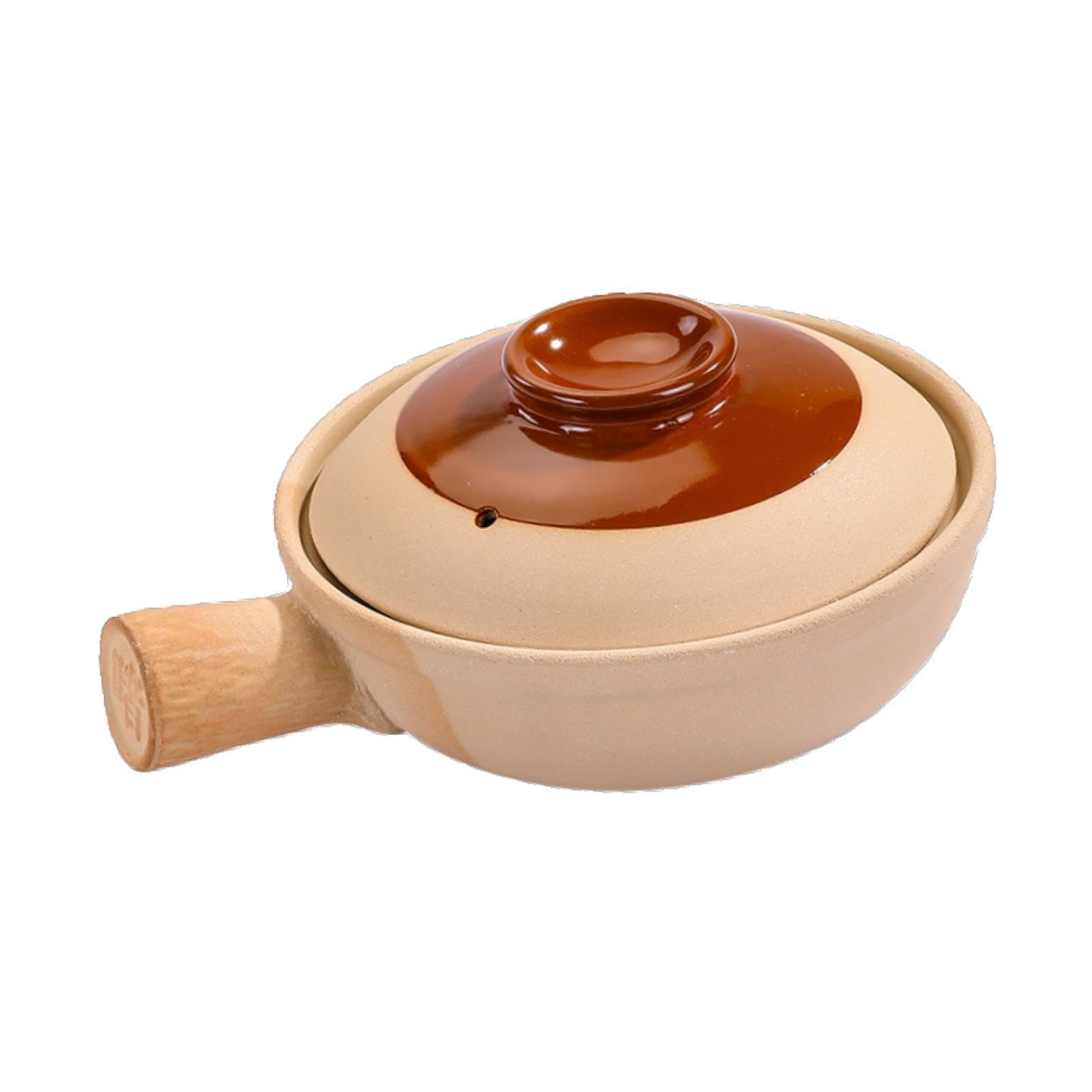 Ківш керамічний для рису та тушкування з кам'яної кераміки з кришкою, фото №1 Ківш керамічний для рису та тушкування з кам'яної кераміки з кришкою, фото №1