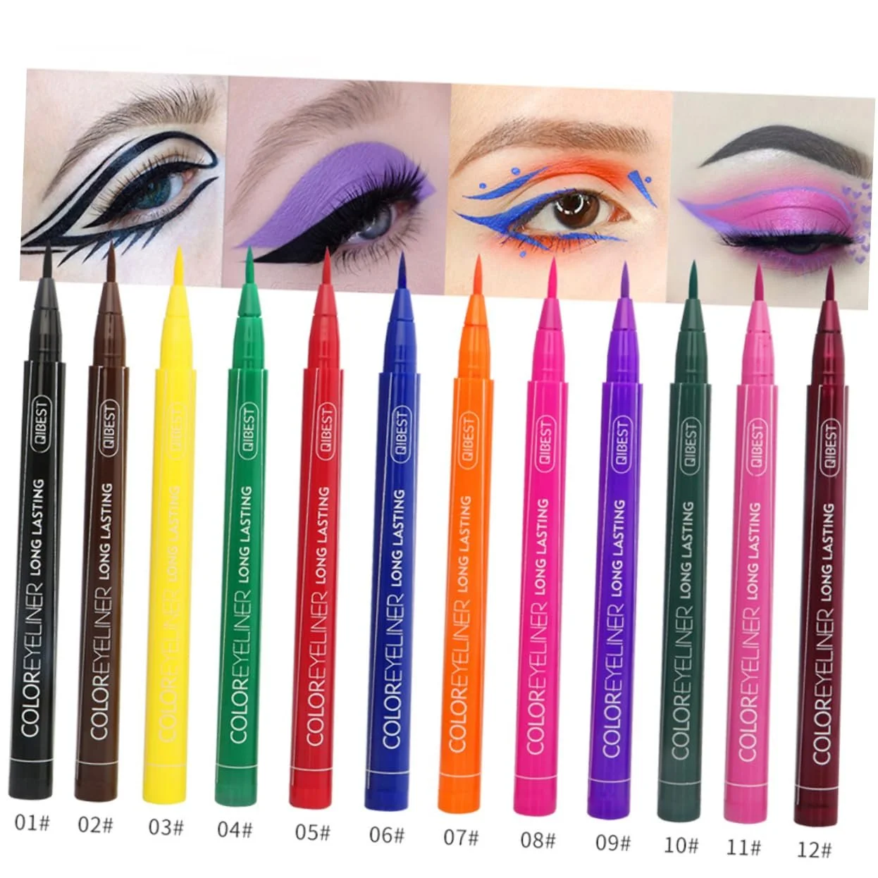 Підводка для очей Angoily Коричневий Рідка водостійка, фото №3 Підводка для очей Angoily Коричневий Рідка водостійка, фото №3