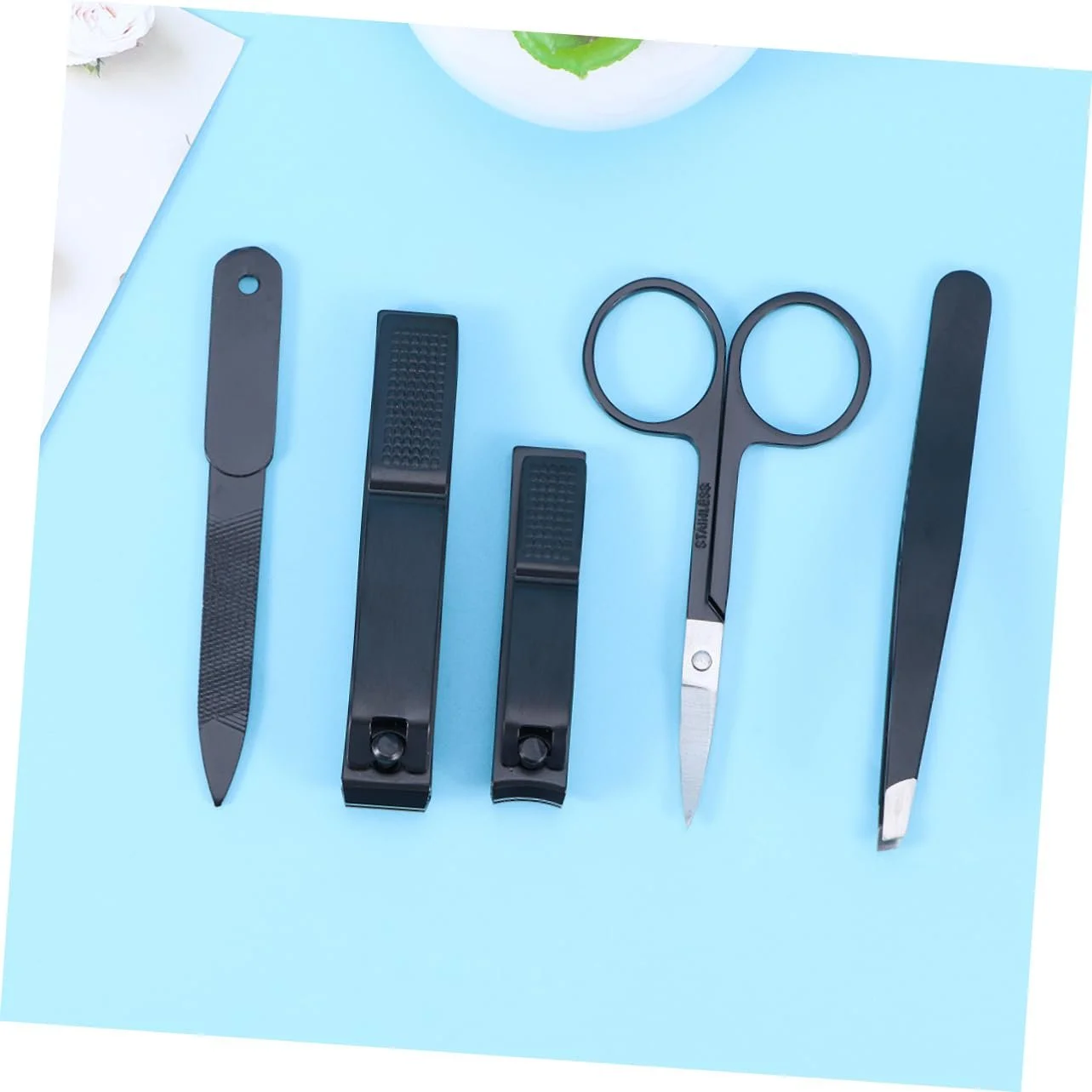 Набор ножниц для ногтей CALLARON, черный, 5 штук, фото №6 Набор ножниц для ногтей CALLARON, черный, 5 штук, фото №6