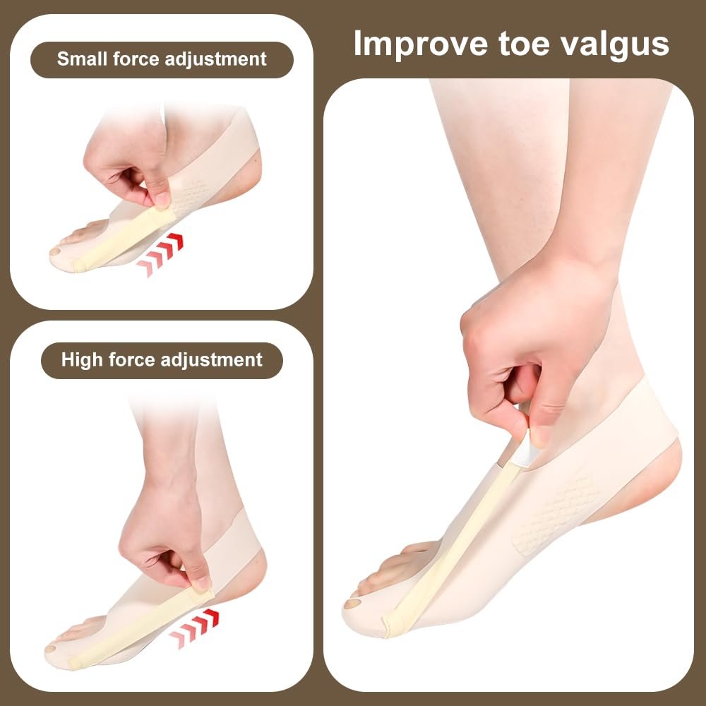 Пара коректорів Hallux Valgus з регульованою пластиною S, фото №2