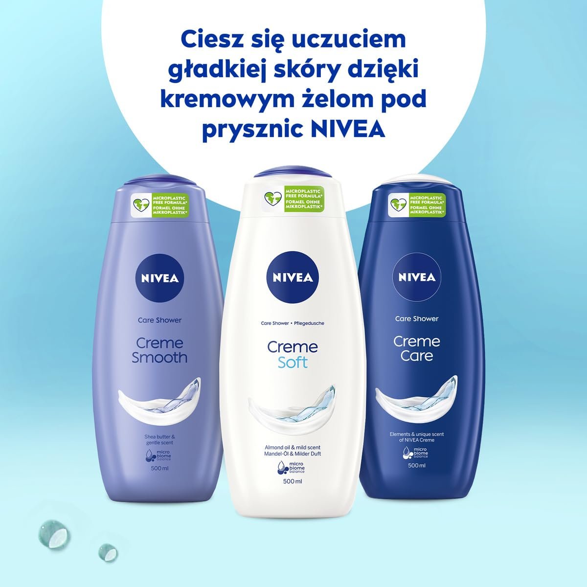 Гель для душа NIVEA Creme Soft с миндальным маслом 500 мл (упаковка из 3 шт.), фото №7