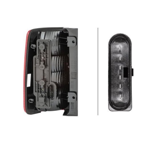 Задній ліхтар HELLA 2VP 354 043-021 для VW правий для автомобілів із задніми відкидними дверима, фото №2 Задній ліхтар HELLA 2VP 354 043-021 для VW правий для автомобілів із задніми відкидними дверима, фото №2