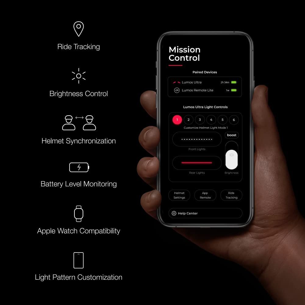 Шолом велосипедний Lumos Ultra Smart Plus, LED, поворотник, стоп-сигнали, Bluetooth, сірий попелястий, розмір M-L, фото №7