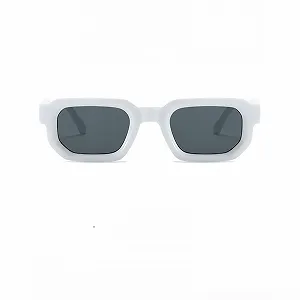 Винтажные прямоугольные солнцезащитные очки для мужчин и женщин WDZAYXC, прямоугольные, с защитой UV400 synthetic.ua - Фото 1