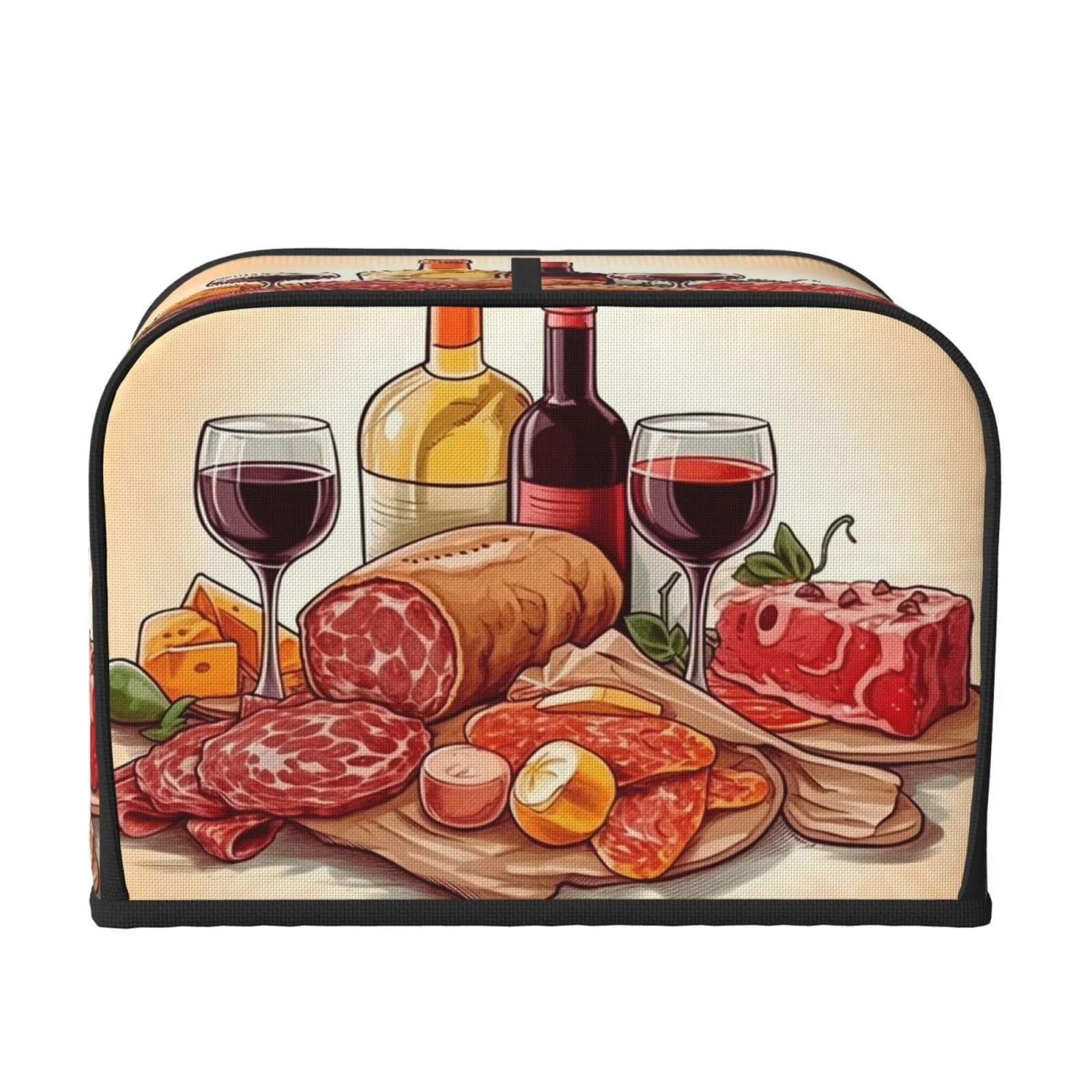 Чохол для 4-скибочного тостера з двома кишенями, надм'який, фото №7 Чохол для 4-скибочного тостера з двома кишенями, надм'який, фото №7