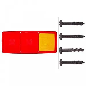 Скло заднього ліхтаря HELLA 9EL 147 747-001 для DAF MAN MERCEDES-BENZ SCANIA synthetic.ua - Фото 1