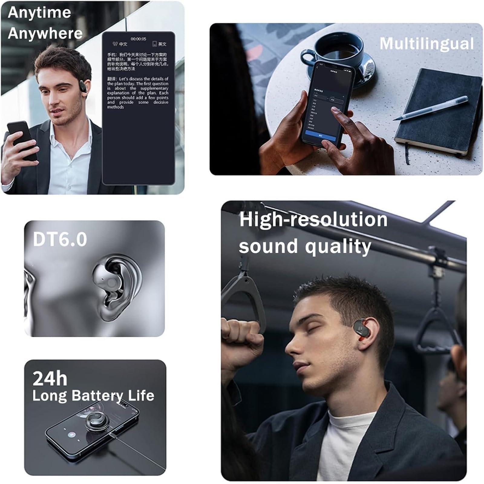 Переводчик Голоса, Hy-T26 Pro Беспроводные Высокоточные Bluetooth, фото №5 Переводчик Голоса, Hy-T26 Pro Беспроводные Высокоточные Bluetooth, фото №5