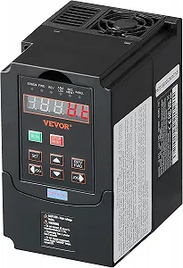 Преобразователь частоты VEVOR A2-8007M VFD 0.75кВт 220 В Черный synthetic.ua - Фото 1