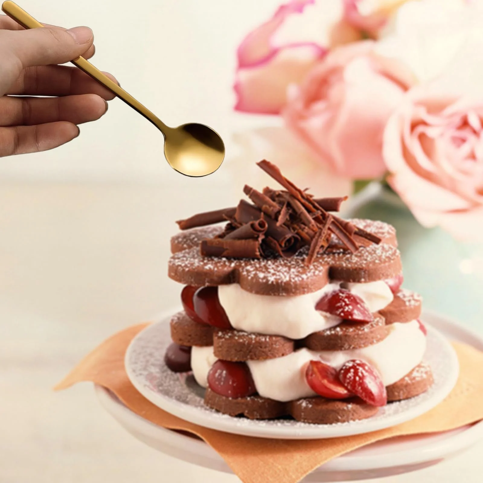 Ложка для латте Macchiato YIIFEEO Набір з 10 штук Нержавіюча сталь, фото №5