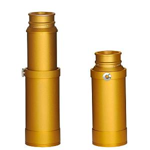 Монокуляр-телескоп 10X50 Металевий HD Gold Чорний - Фото 1
