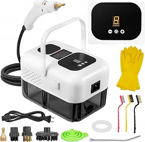 Ручний пароочисник 2500 Вт 1.2 л 9 рівнів потужності портативний - Фото 1