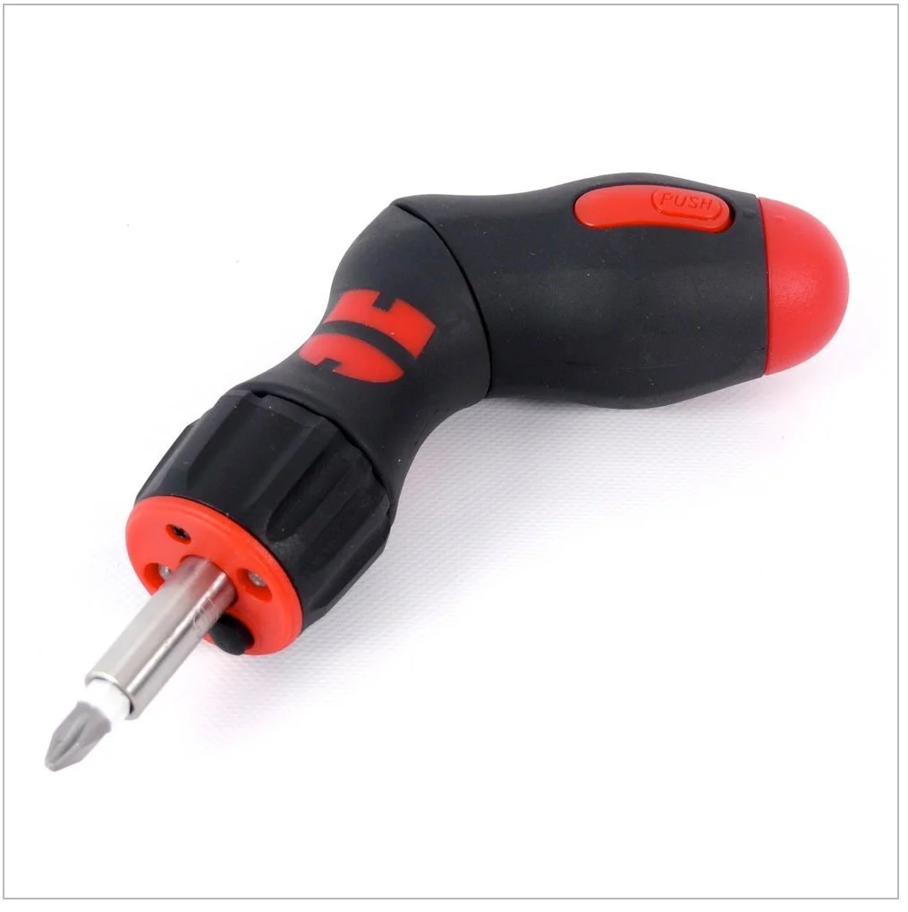 Викрутка-тріскачка пістолетна з магазином біт Würth 06136401 1/4 дюйма 7 біт, фото №3