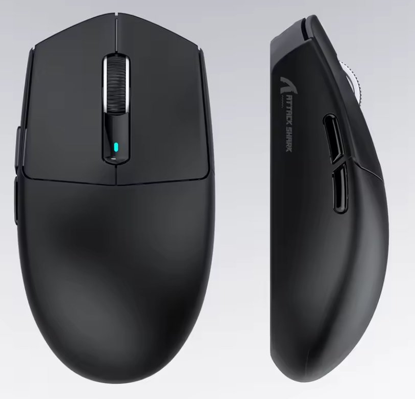 Комп`ютерна миша Attack Shark G3 Black 25000DPI PAM3311 Wireless Bluetooth, фото №2 Комп`ютерна миша Attack Shark G3 Black 25000DPI PAM3311 Wireless Bluetooth, фото №2